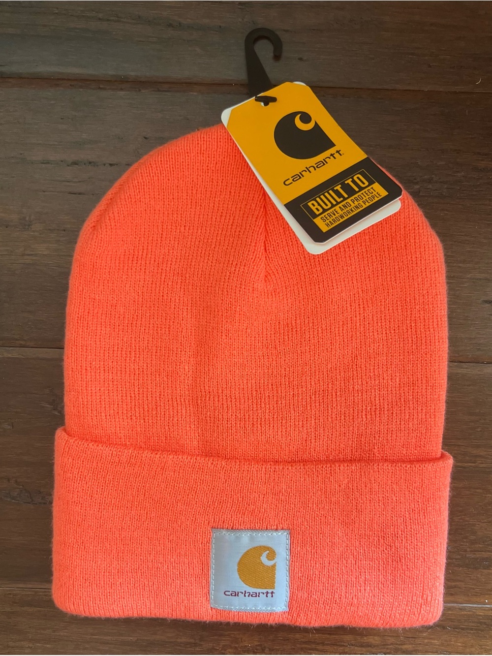 Carhartt Coral Cuffed Beanie with Logo Patch